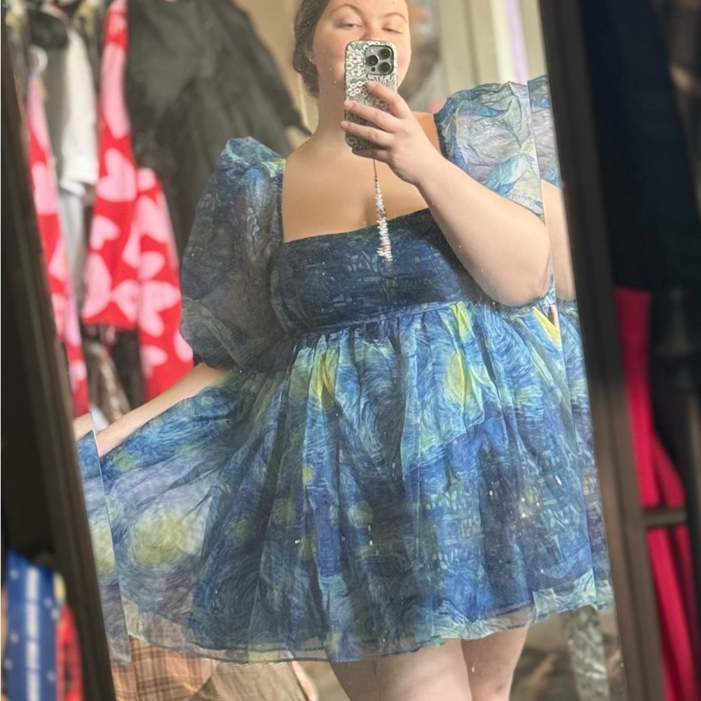 Starry Night Silk Puff 🌟 Selkie